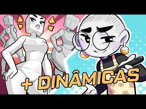 5 SEGREDOS para desenhar POSES DINÂMICAS!